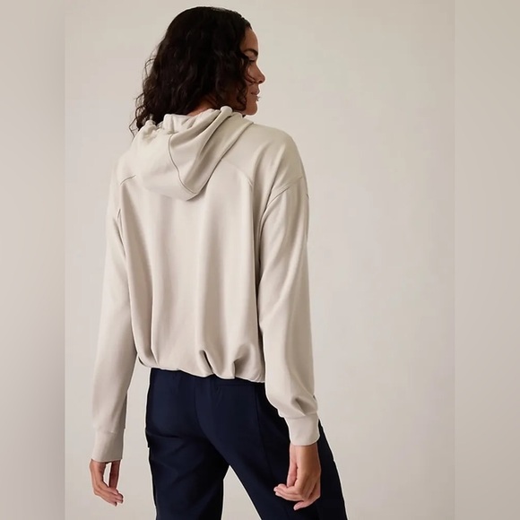 NWT Athleta Seasoft Bubble Hem Hoodie XL - Picture 2 of 4